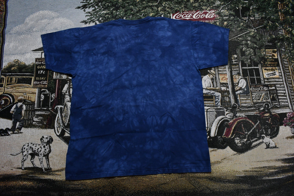 Vintage 2001 Tie Dye American Wolf Graphic T Shirt