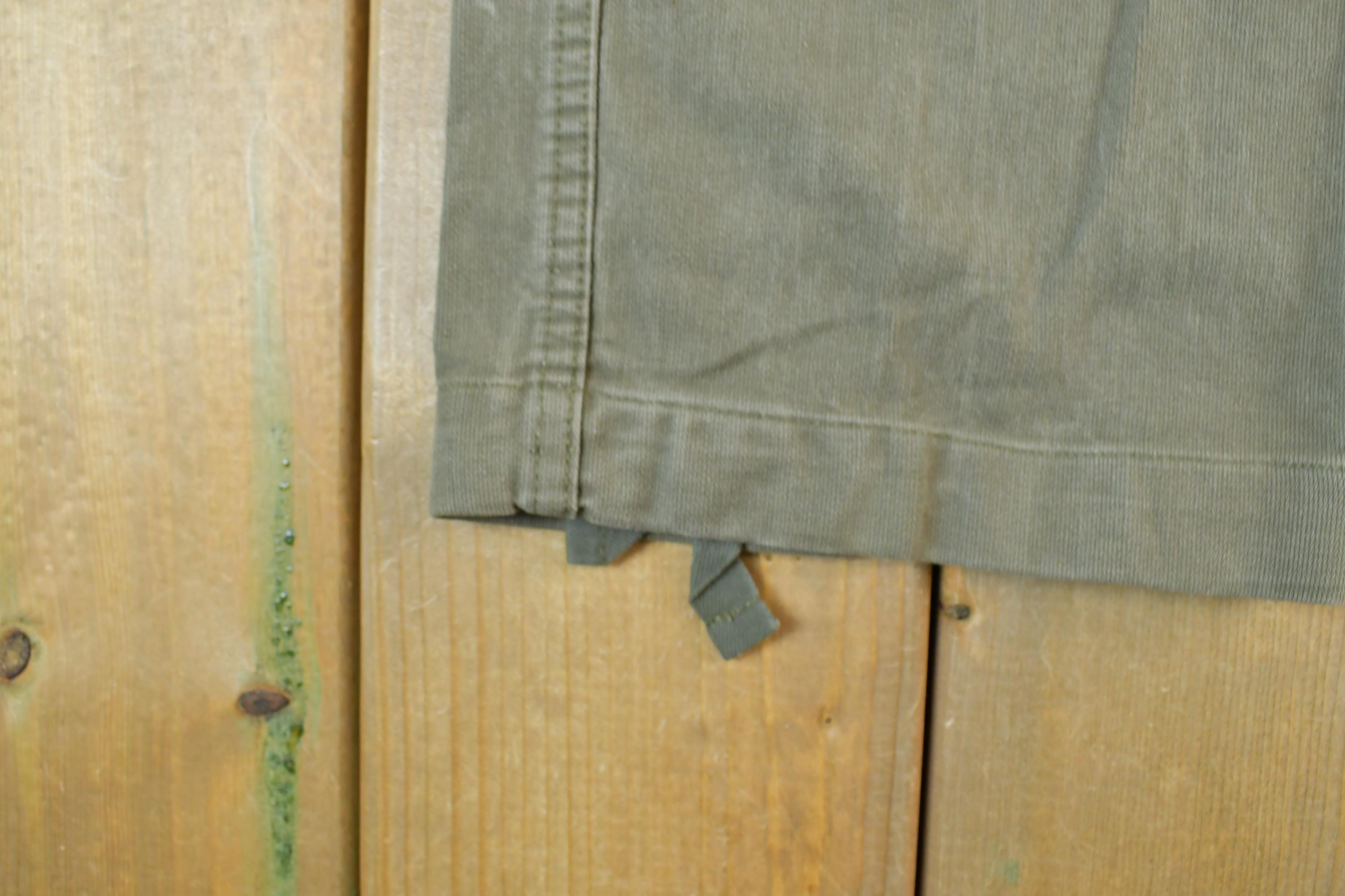 Vintage 1990s Army Green Cargo Pants Size 33 x 27