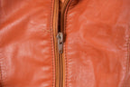 Vintage 1990s Bermans Leather Jacket Women's S