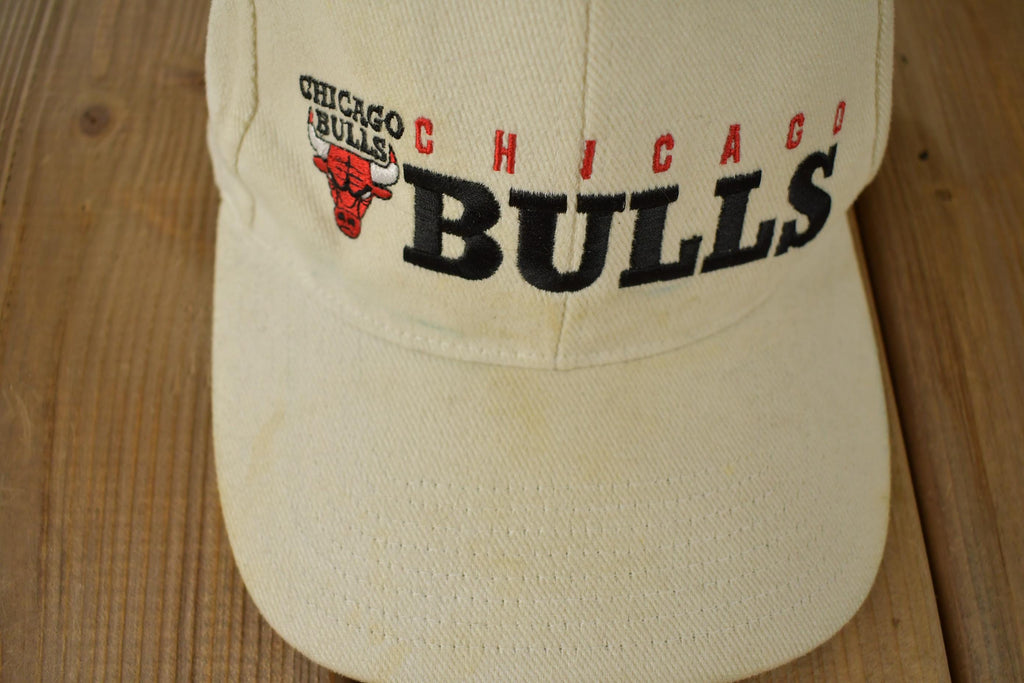 Vintage 1990s Chicago Bulls NBA Embroidered Strap Back Hat