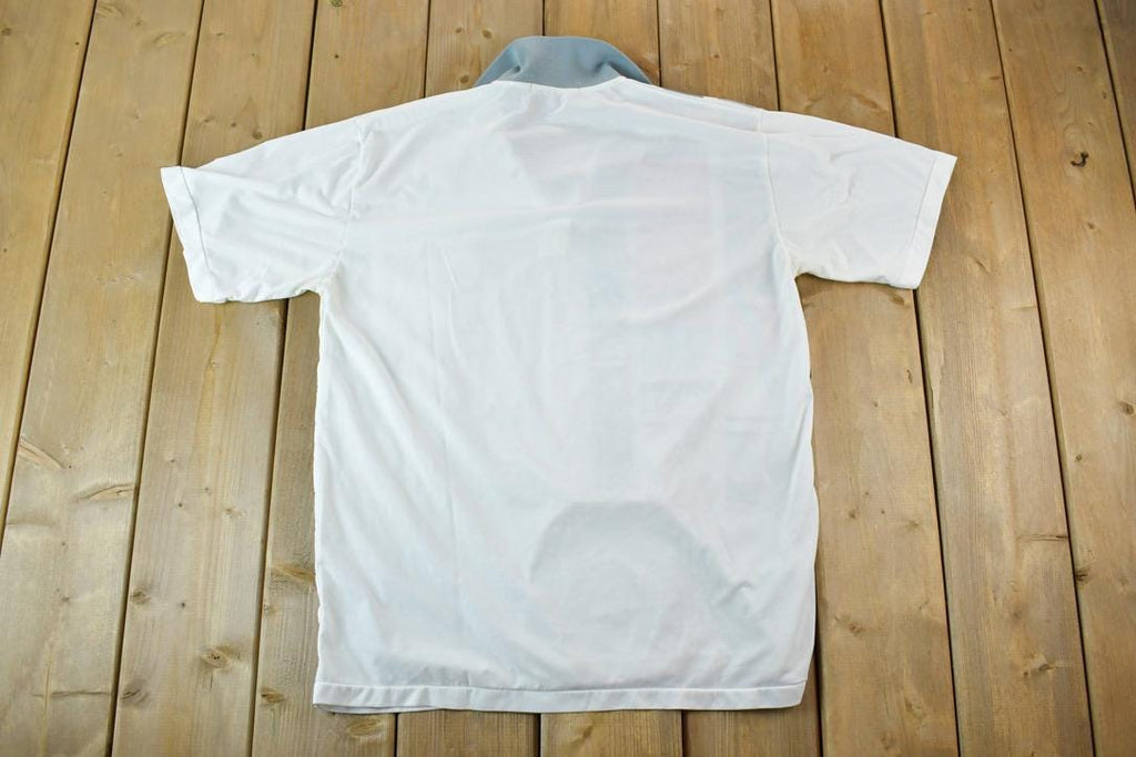 Vintage 1990s Pierre Laurent Quarter Button Up Polo Shirt