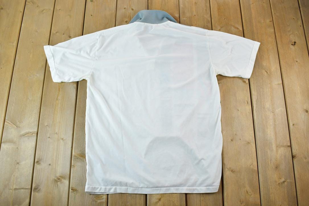 Vintage 1990s Pierre Laurent Quarter Button Up Polo Shirt