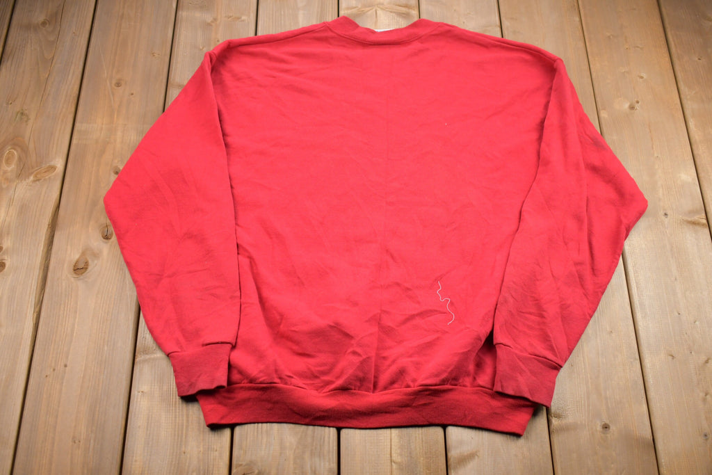 Vintage 1990s Lee Made In USA Jesus Crewneck Sweatshirt