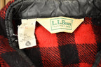 Vintage 1980s LL Bean Buffalo Plaid Wool Button Up Shirt