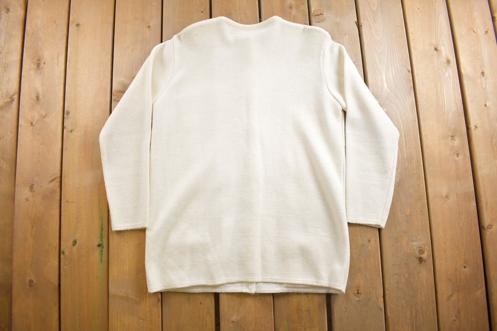 Vintage 1980s Grandma Cardigan Sweater