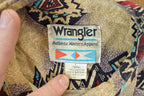 Vintage 1980s Wrangler Western Style Snap Button Shirt