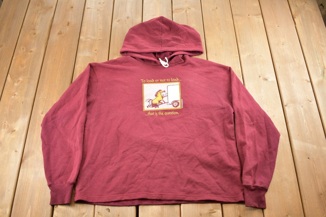 Vintage 1990s Horse Hoodie