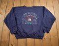Vintage 1990s E.N.U.F Embroidered Crewneck Sweatshirt Made In USA