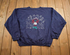 Vintage 1990s E.N.U.F Embroidered Crewneck Sweatshirt Made In USA