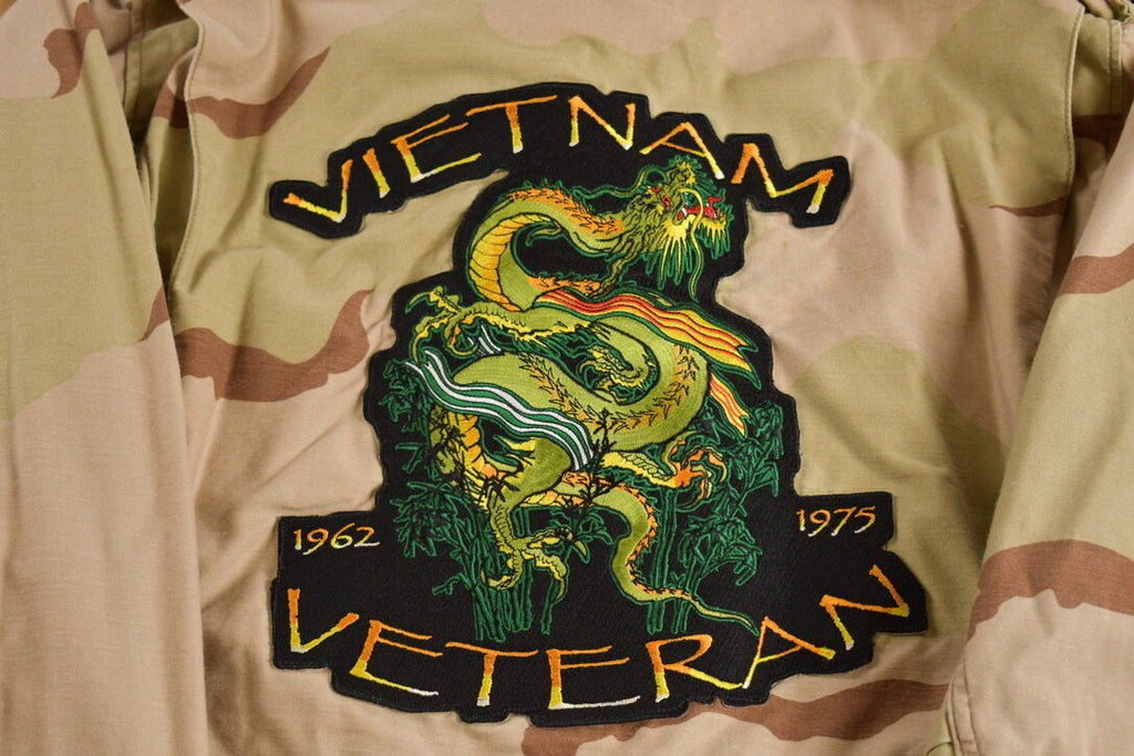 Vintage 2001 Military Embroidered Cold Weather Field Jacket