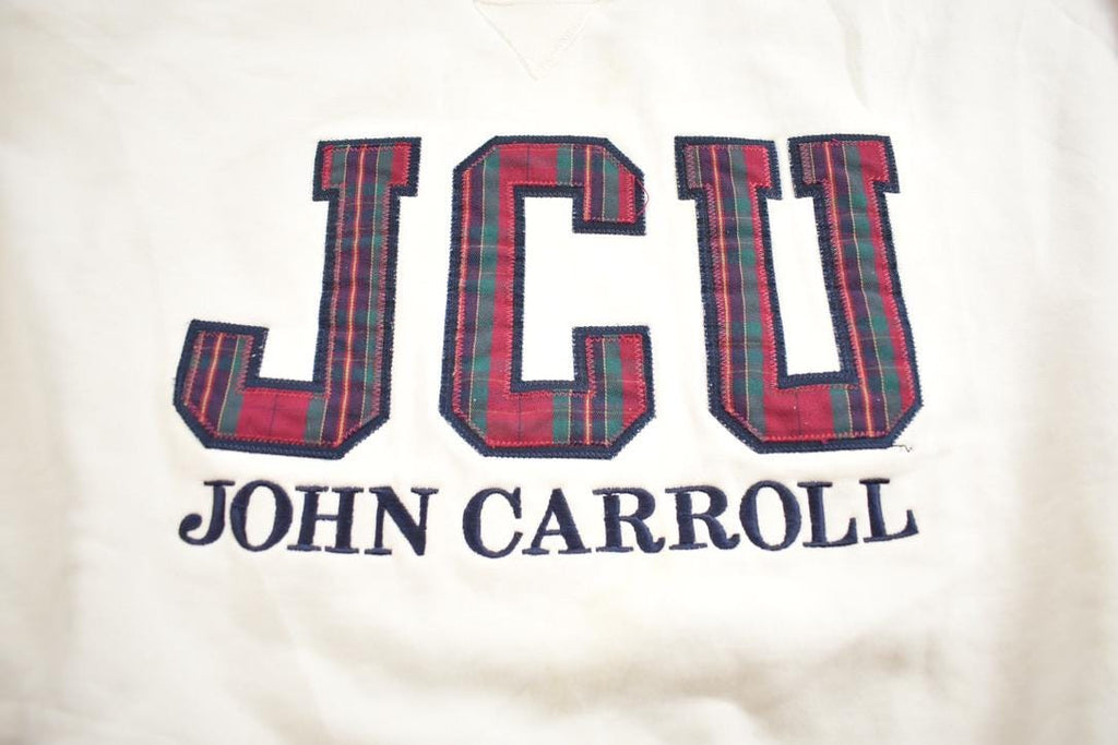 Vintage 1990s John Carroll University Embroidered Crewneck