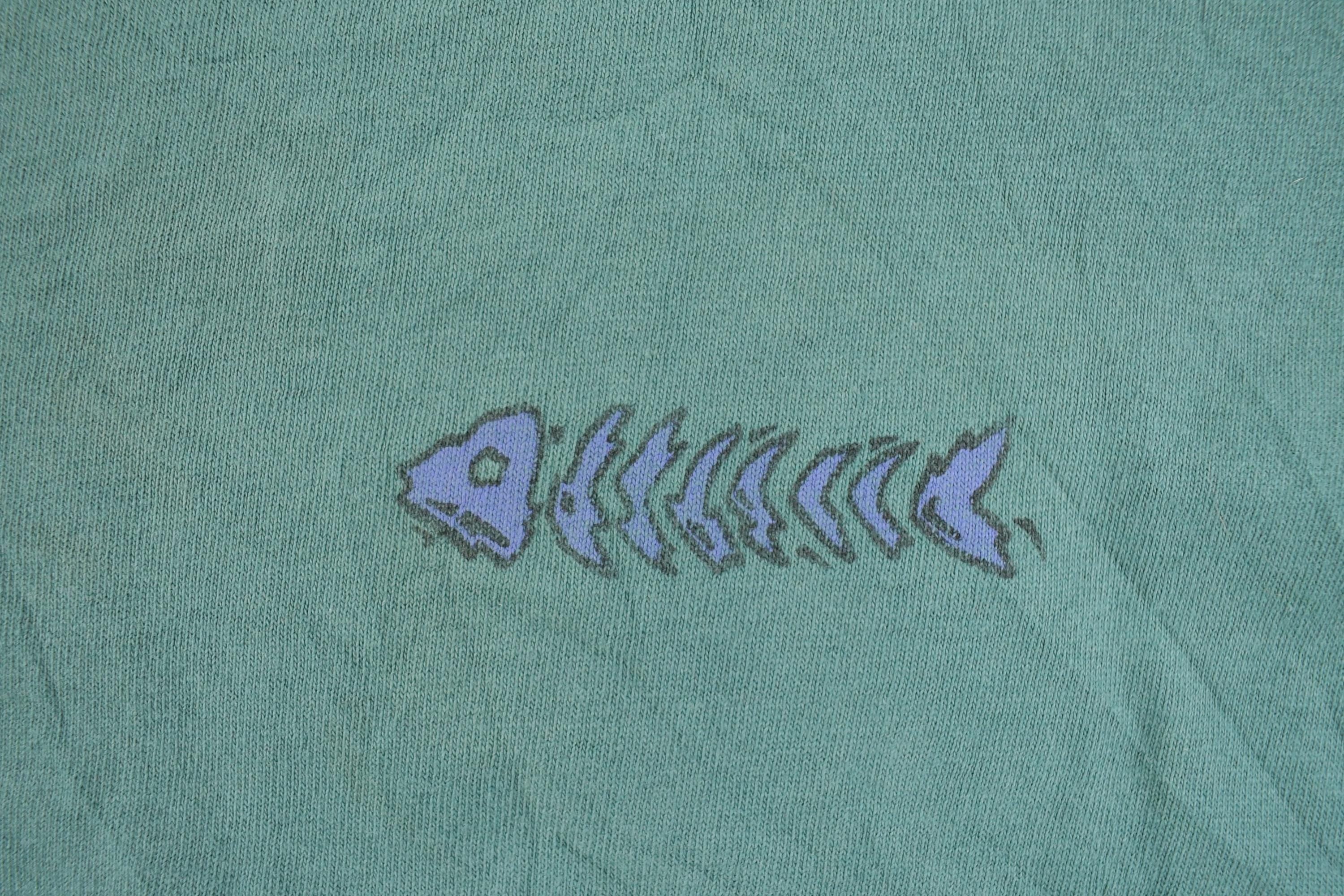 Vintage 1990s Bone Fish Graphic T-Shirt