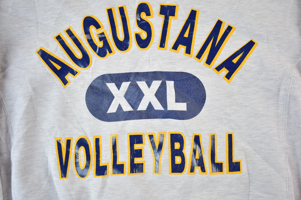 Vintage 1990s Russell Augustana Collegiate Volleyball Crewneck Adult Medium