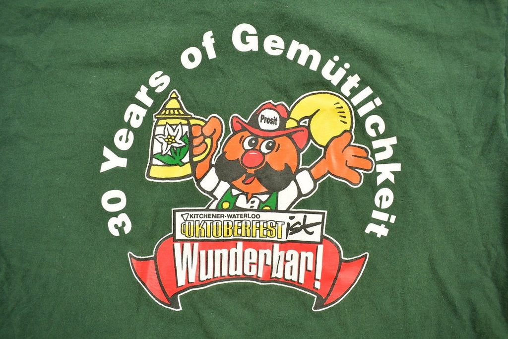 Vintage 1990s 30 Years Kitchener Waterloo Oktoberfest Graphic T-Shirt
