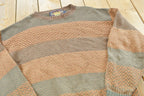 Vintage 1990s Chaps Ralph Lauren Boy Scout Tag Striped Knit Sweater Men's L