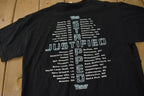 Vintage 2002 The Stripped Justified Justin Timberlake & Christina Aguilera Tour t Shirt Size M