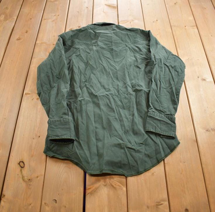 Vintage 1990s Wrangler Blank Button Up Shirt