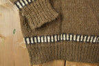 Vintage 1990s Gaeltarra Loomed In County Mayo Ireland 100% Wool Knit Crewneck Sweater