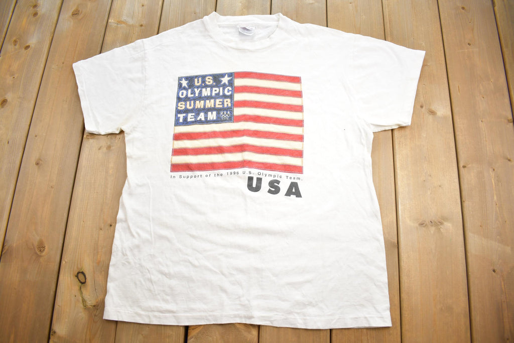 Vintage 1990s U.S.A Olympic Team Graphic T-Shirt