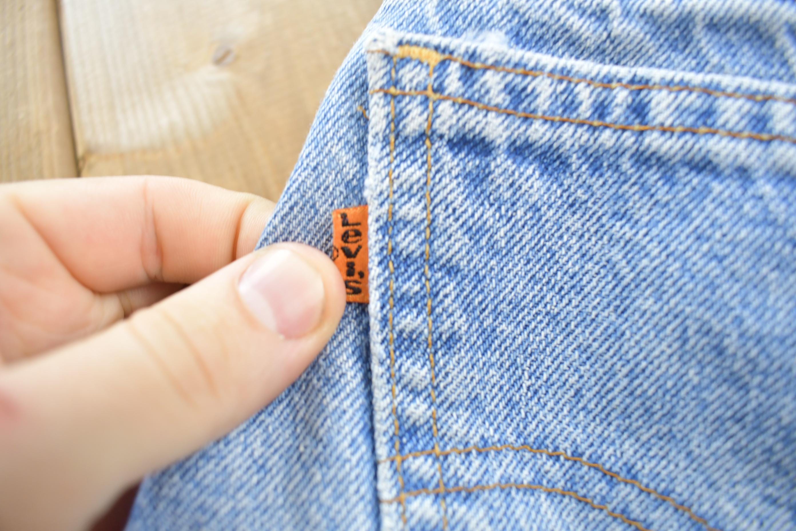 Vintage 1990s Levi's Orange Tab Jeans Size 34x30
