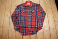 Vintage 1980s Outdoor Exchange Wool Plaid Flannel Button Up Shirt