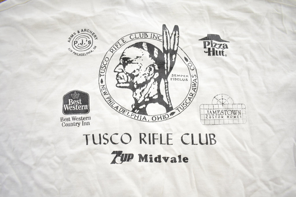 Vintage 1996 National Series Biathalon Souvenir Travel T Shirt Made In USA Size L