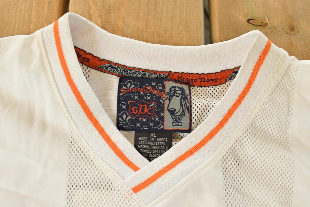 Vintage Y2K Snoop Dogg Football Jersey Men's XL / Sportswear / 2000s Streetwear / Embroidered / Vintage Hip Hop / FUBU / Stoner Boho