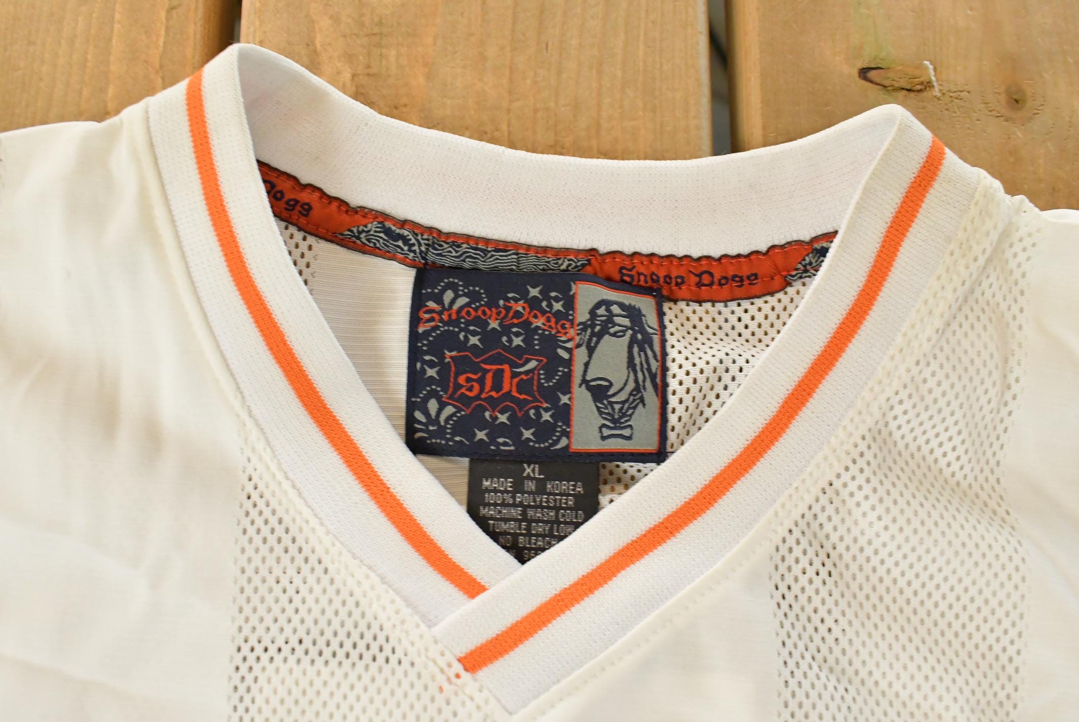 Vintage Y2K Snoop Dogg Football Jersey Men's XL / Sportswear / 2000s Streetwear / Embroidered / Vintage Hip Hop / FUBU / Stoner Boho