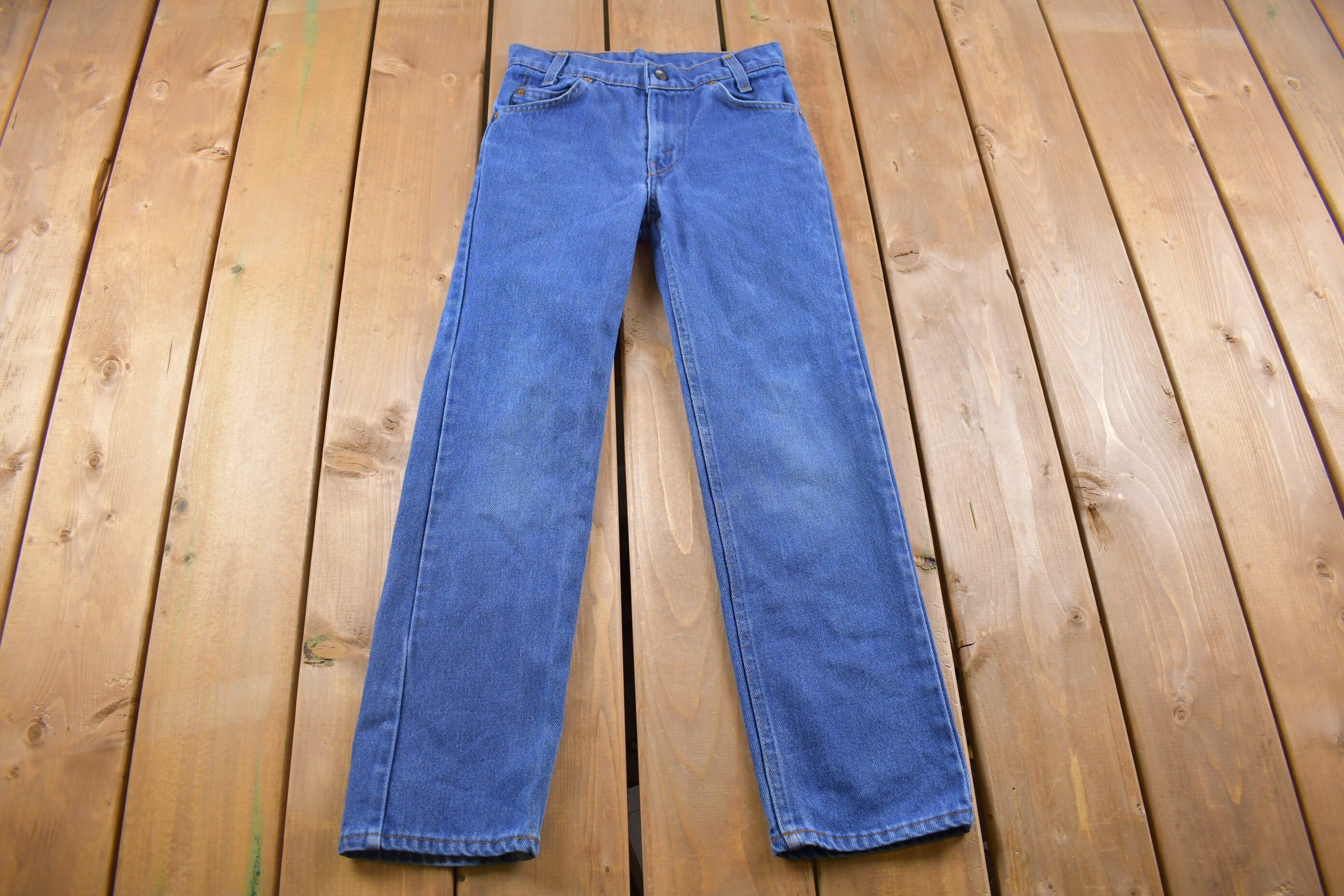 Vintage 1970s Levi's Orange Tab Jeans Size 26 x 26