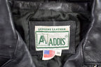 Vintage 1980s Addis Genuine Leather Biker Jacket