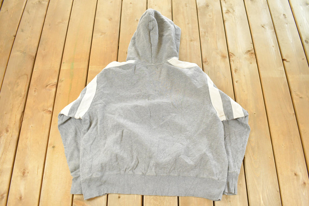 Vintage 1990s Polo Jeans Co. Ralph Lauren Embroidered Quarter Zip Hoodie Men's XL