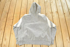 Vintage 1990s Polo Jeans Co. Ralph Lauren Embroidered Quarter Zip Hoodie Men's XL