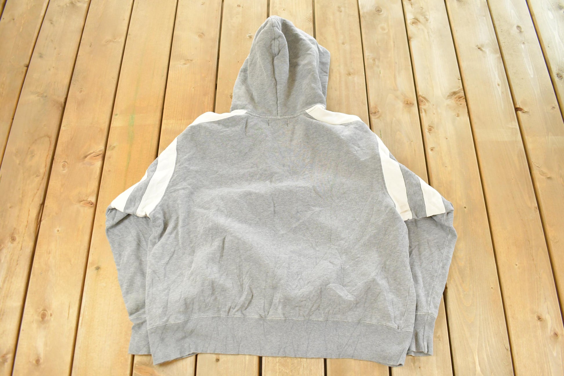 Vintage 1990s Polo Jeans Co. Ralph Lauren Embroidered Quarter Zip Hoodie Men's XL