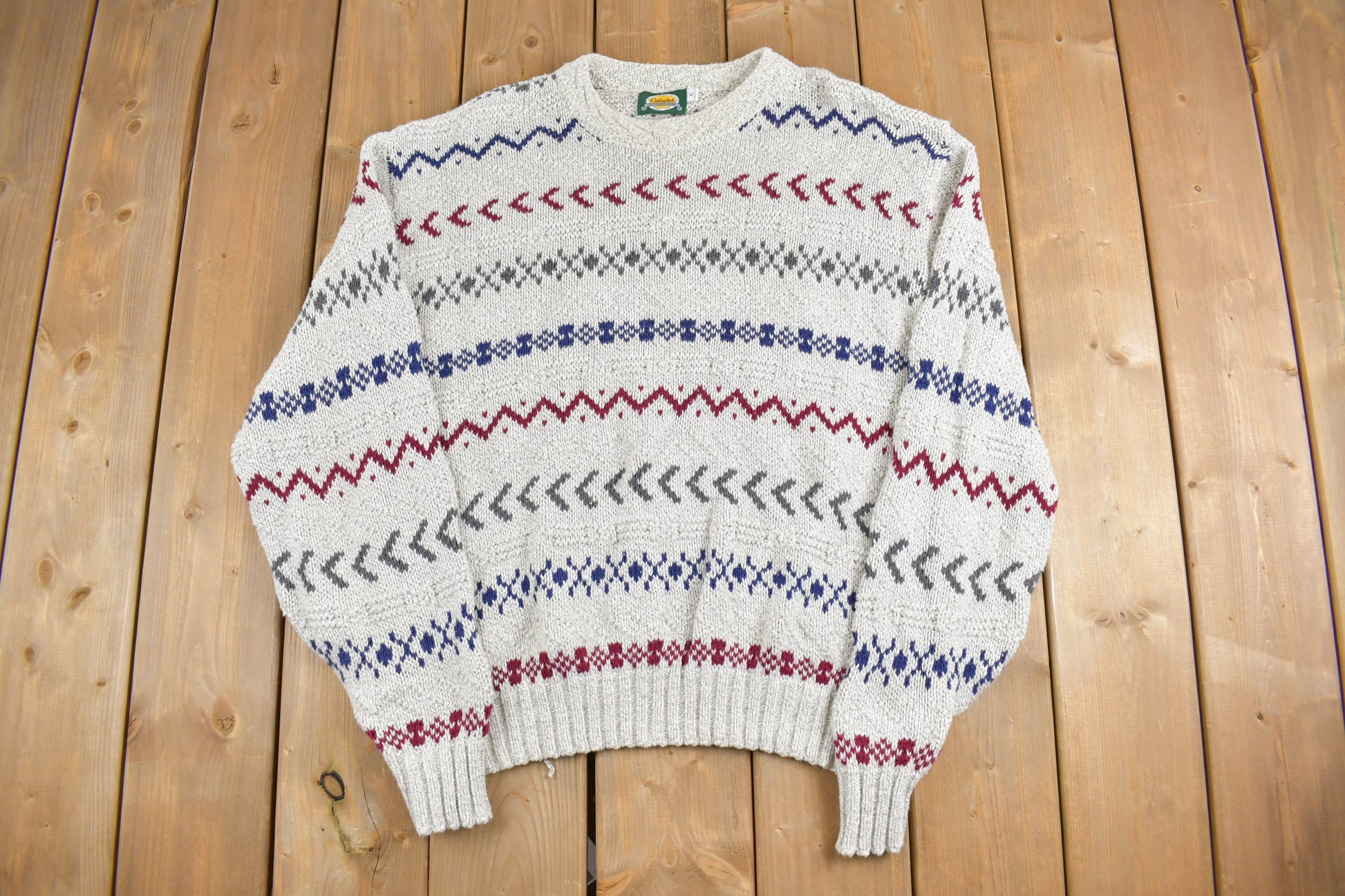 Vintage 1990s Cabelas Knit Crewneck Sweater