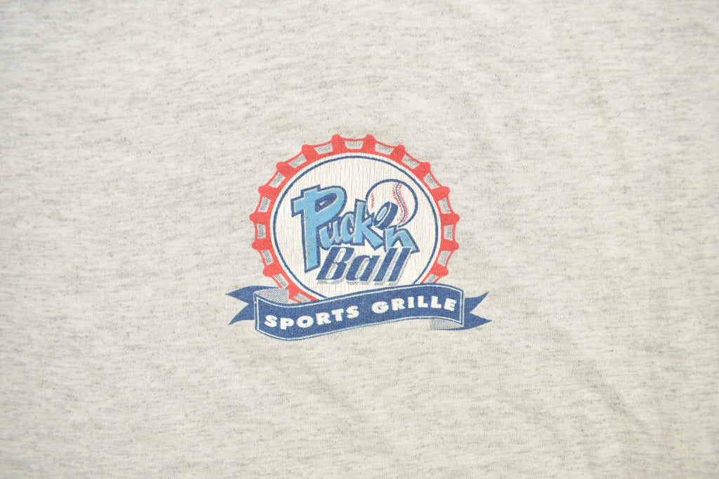 Vintage 1990s Superbowl Sunday Sports Grille Graphic T-Shirt