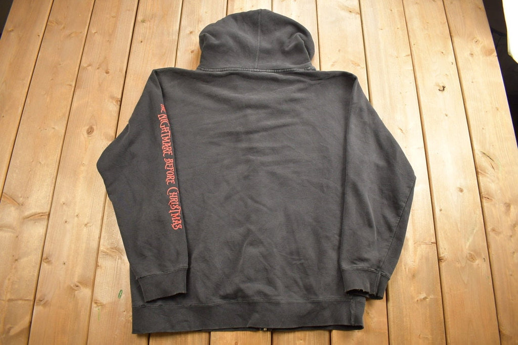 Vintage 1990s The Nightmare Before Christmas Disney Zip Up Hoodie
