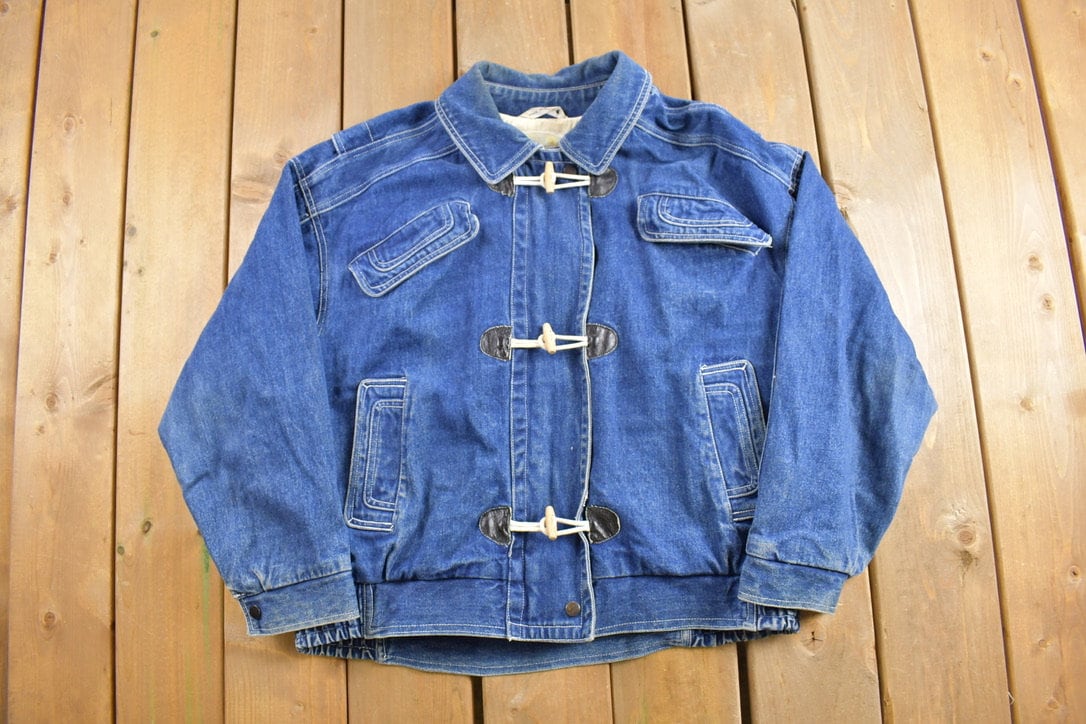 Vintage 1980s Gitano Denim Jacket / Jean Jacket / Vintage Denim / Streetwear / Vintage Fall Outerwear / Fall Jacket / Vintage Gitano