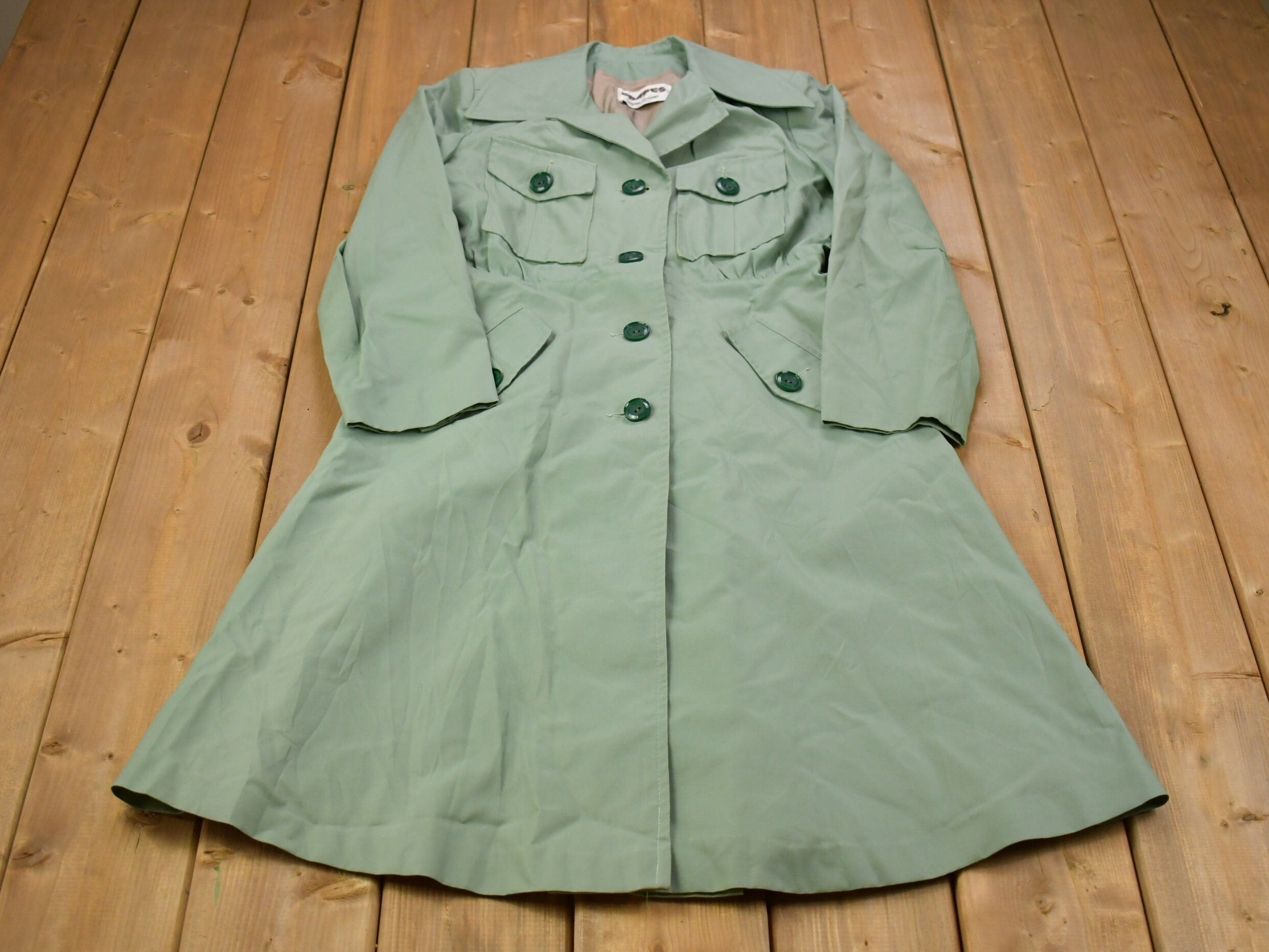 Vintage 1970s Windbreaker Overcoat Jacket