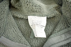 Vintage 1990s Green Fuzzy Fleece Sweater Made In USA
