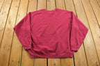 Vintage 1990s TUF Red Blank Crewneck Sweatshirt