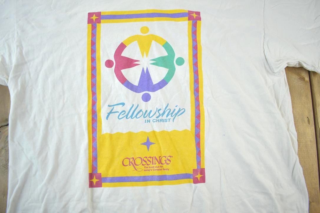 Vintage 1990s Fellowship in Christ Lee Graphic T-Shirt /