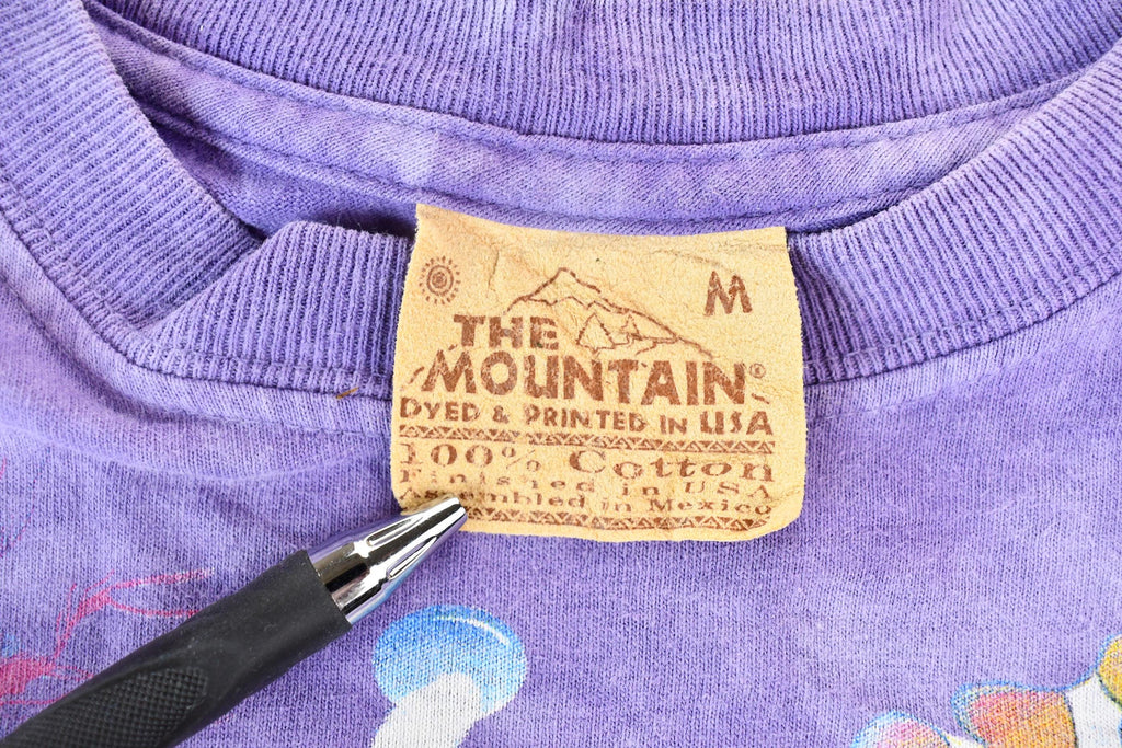 Vintage 2000 Purple The Mountain Clown Fish Aquatic Reef Tie Dye Graphic T-Shirt