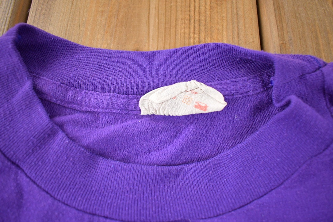 Vintage 1990s Dolphin Theme Single Stitch Graphic T-Shirt Made In USA