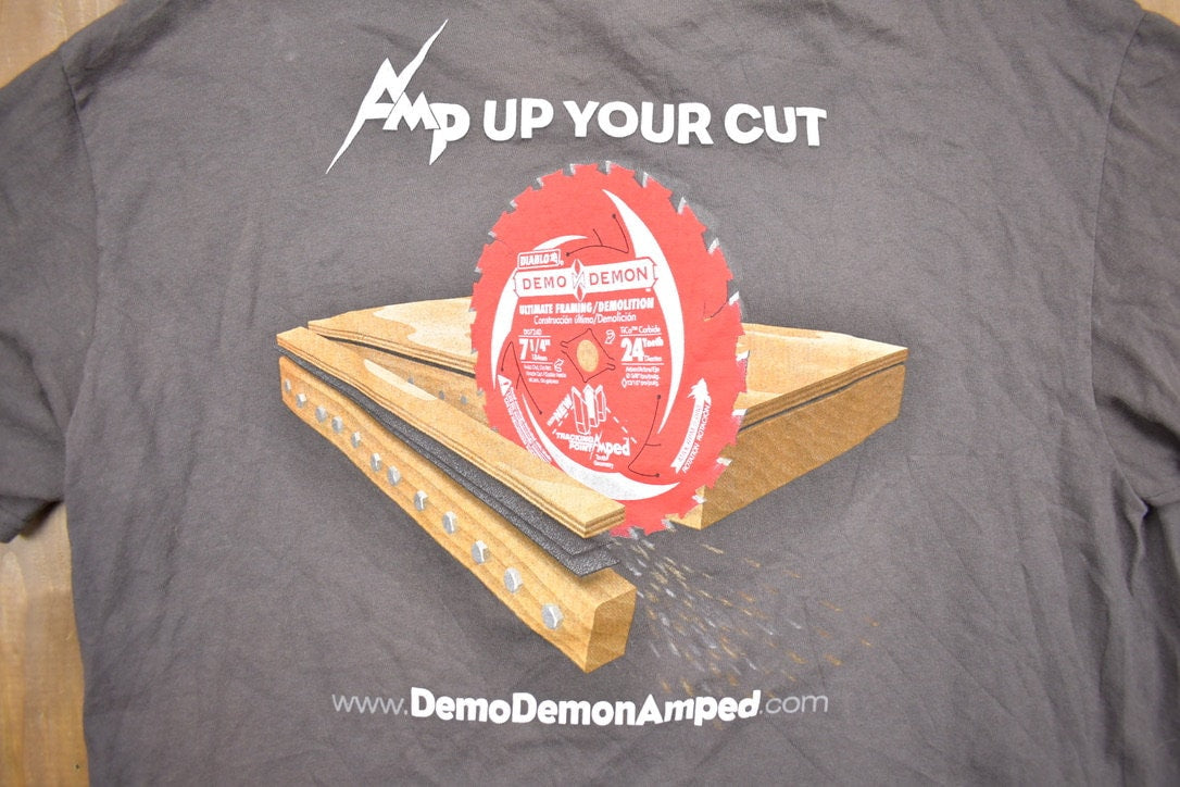 Vintage 1990s Demo Demon AMPED Graphic T-Shirt