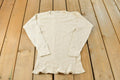 Vintage 1970s J.E. Morgan All Natural Thermal Waffle Knit Long Sleeve Shirt Men's M
