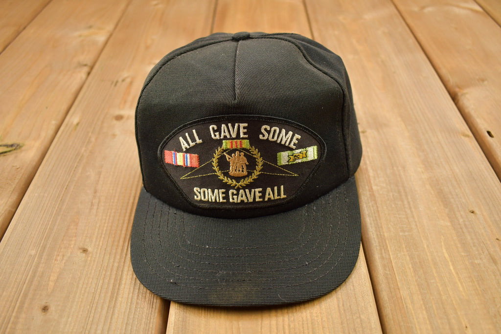 Vintage 1990s All Gave Some Some Gave All Military Hat