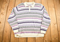 Vintage 1990s Alfred Dunner Womans Collared Knit Sweater