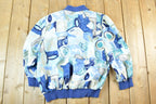 Vintage 1990s Anastasia Abstract Print Button Up Shirt Womens L