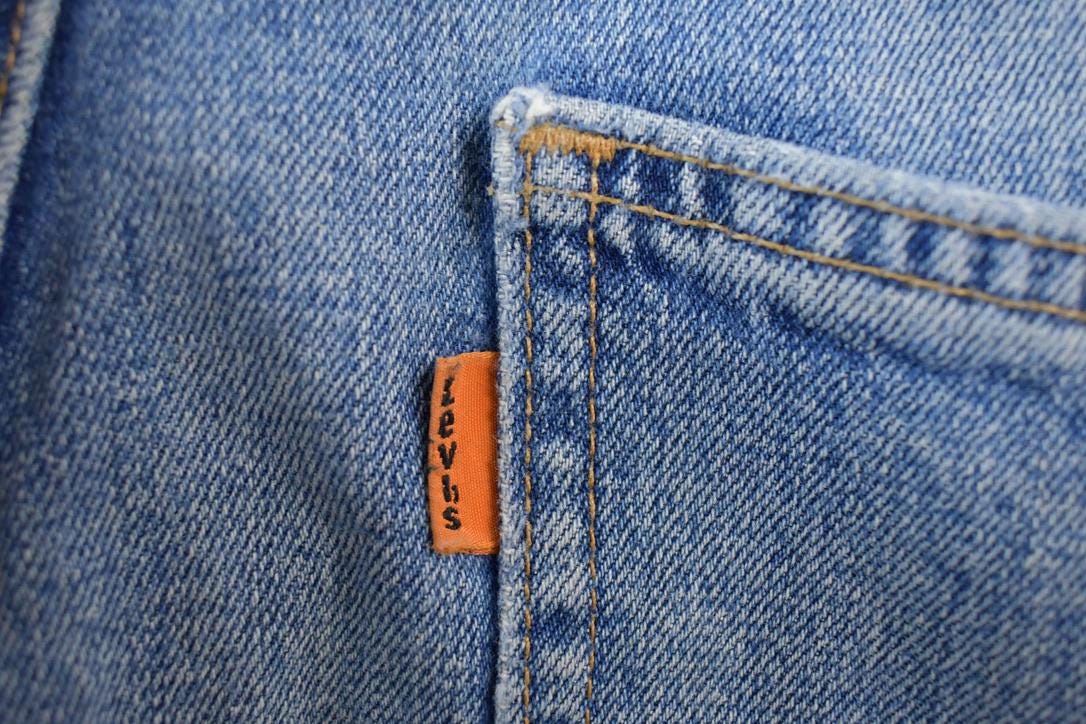 Vintage 1990s Levi Strauss Orange Tab 505 Denim Jeans Size 30 x 32