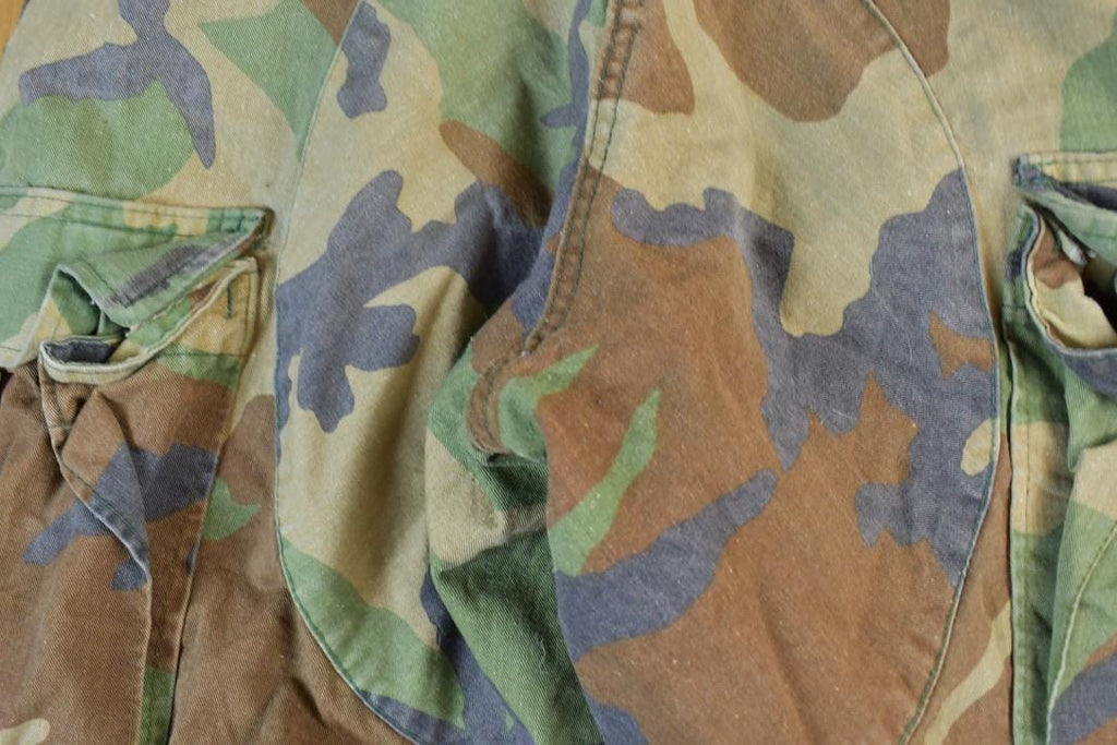 Vintage 1980s Army Camouflage Cargo Pants Size 26 x 27
